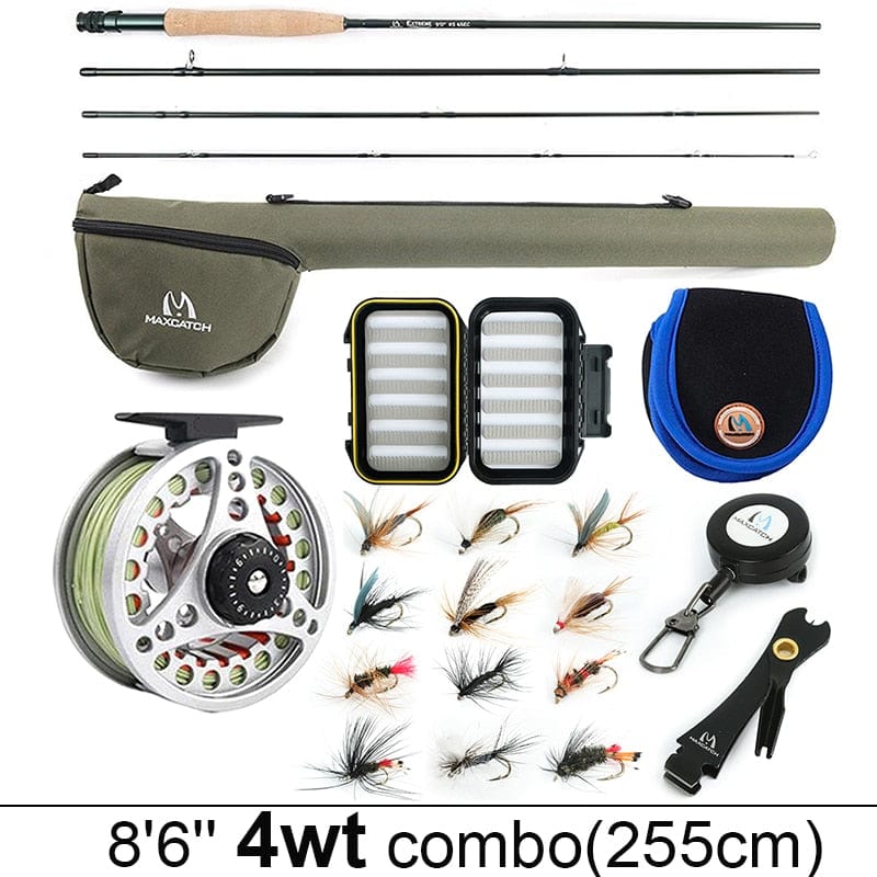 Fly Fishing Rod And Reel Combo Set marine