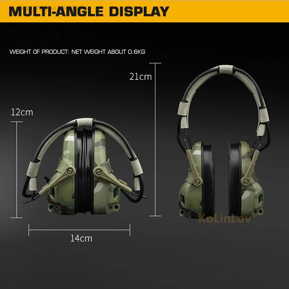 GEN 6 Noise Reduction Headset Helmet or Head Mounted 2 in 1 Survival