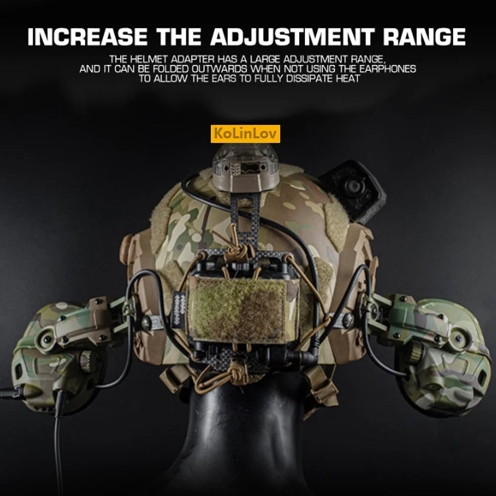 GEN 6 Noise Reduction Headset Helmet or Head Mounted 2 in 1 Survival