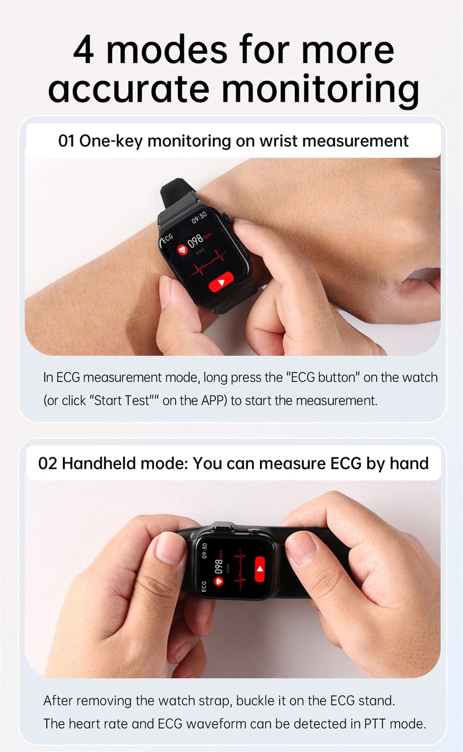 GPS Smartwatch: Remote Health Monitor Watchs
