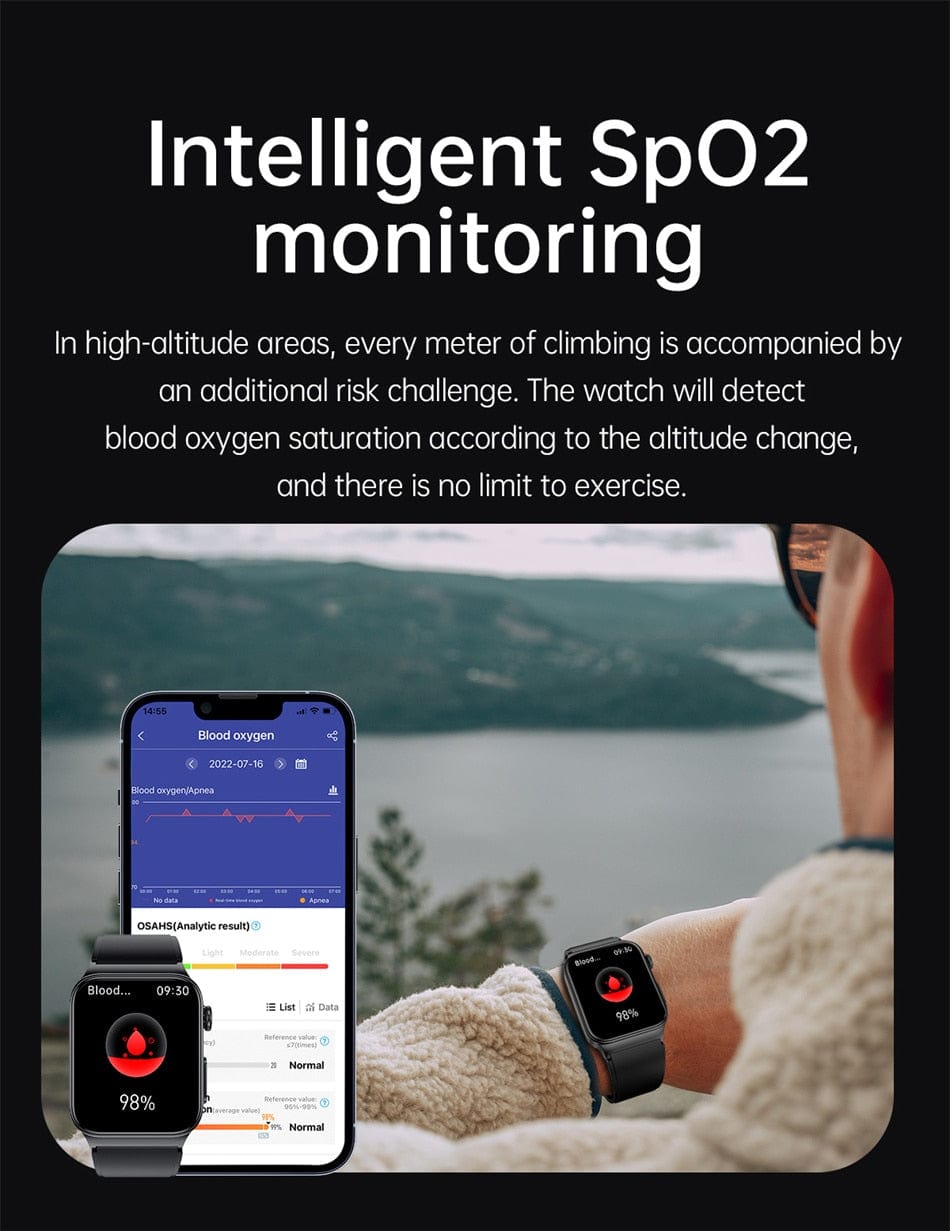 GPS Smartwatch: Remote Health Monitor Watchs