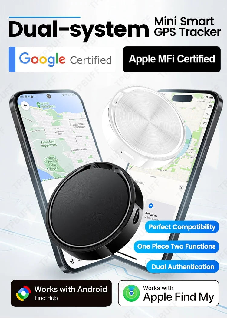 GPS Tracker Bluetooth Apple Android Compatible Security & Safety