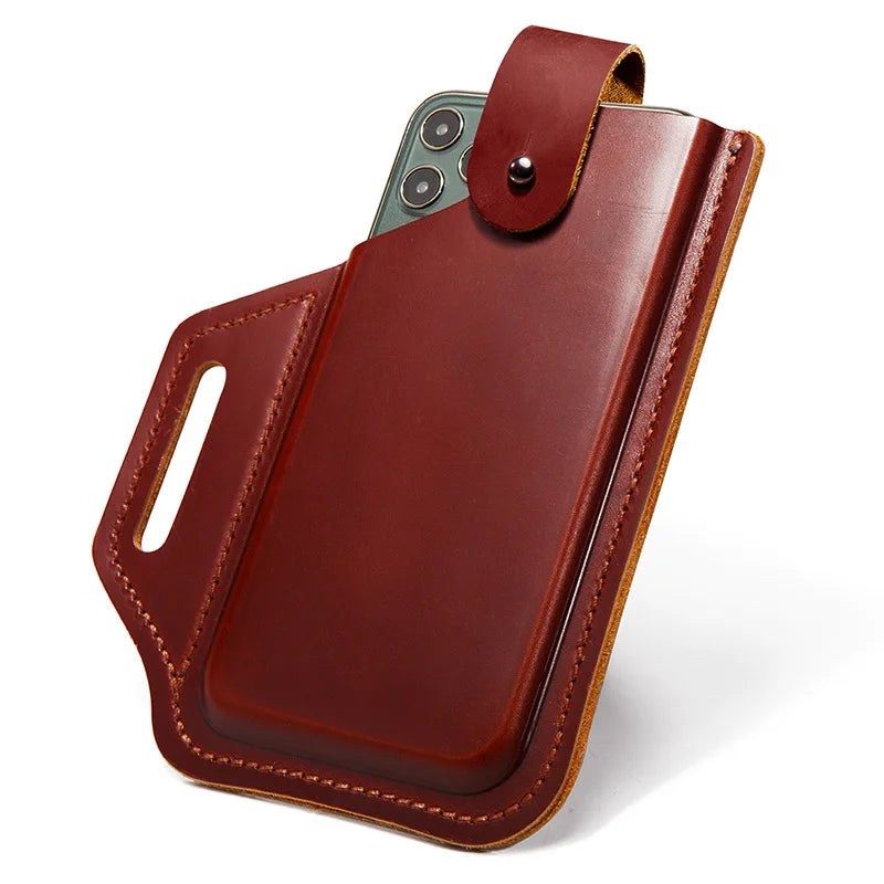 Genuine Leather Belt Phone Holster phone stuff