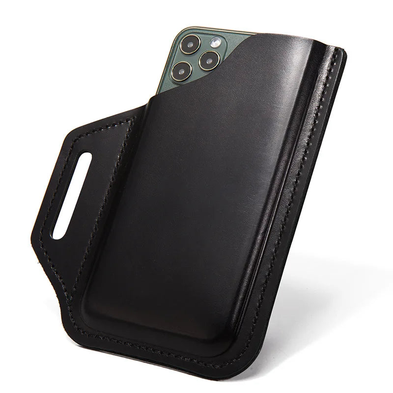 Genuine Leather Belt Phone Holster phone stuff