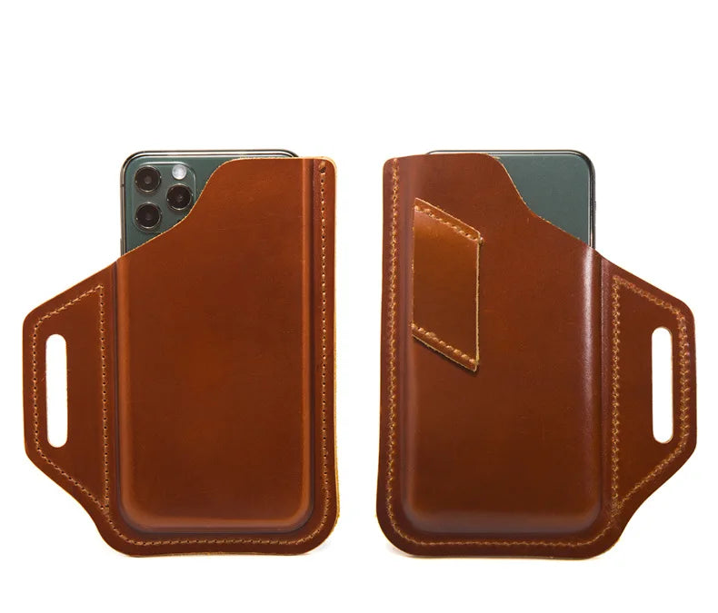 Genuine Leather Belt Phone Holster phone stuff