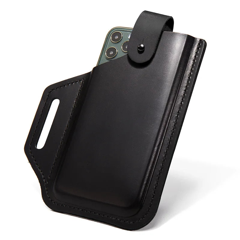 Genuine Leather Belt Phone Holster phone stuff