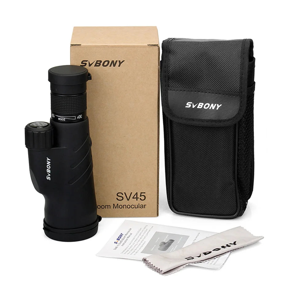 Glove Box Ready 10-30x50 Monocular IPX7 Optics