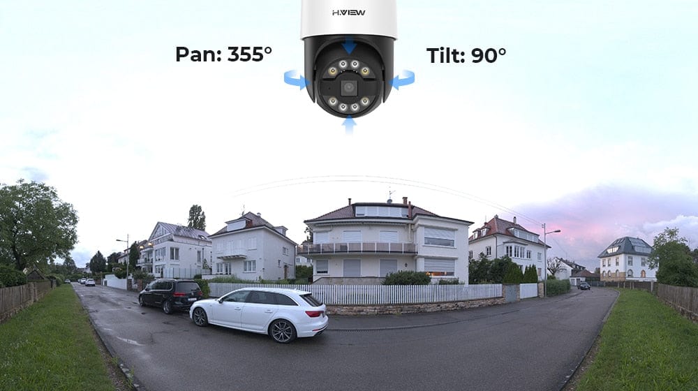 H.View Security AI Human Detection Camera Security Cameras
