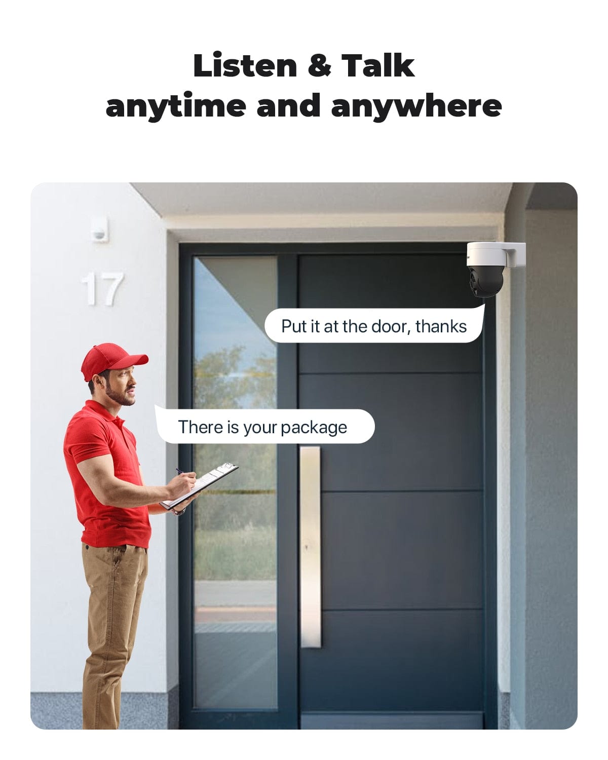 H.View Security AI Human Detection Camera Security Cameras