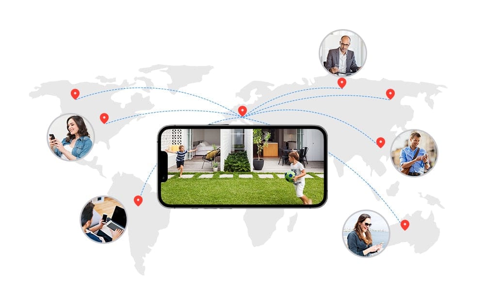 H.View Security AI Human Detection Camera Security Cameras