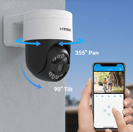H.View Security AI Human Detection Camera Security Cameras