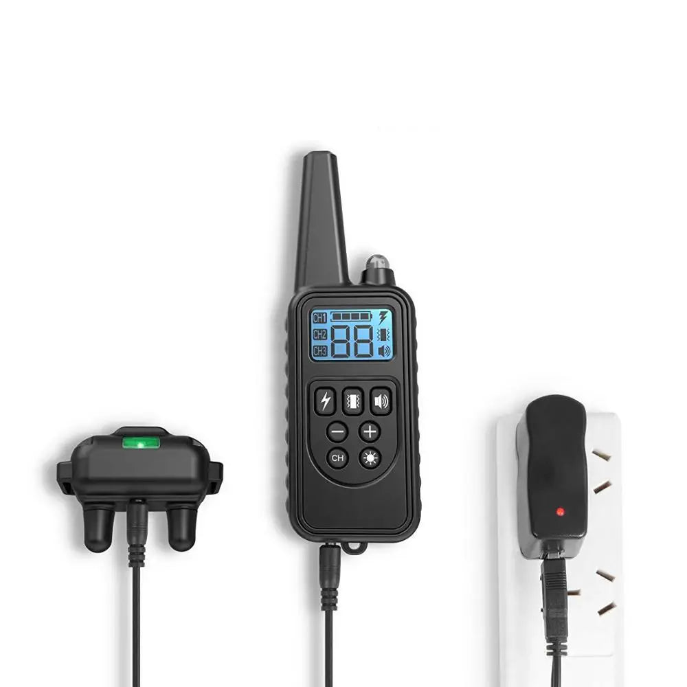 Rechargeable Dog Training & Anti-Bark Collar 800m