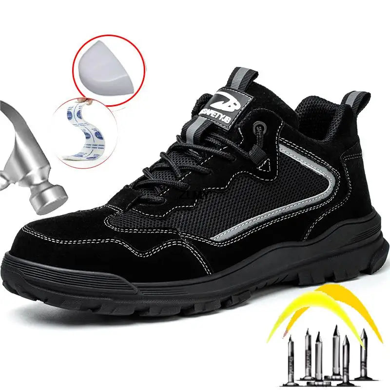 Impact Proof Protective Work Safety Shoe Adventure Footware