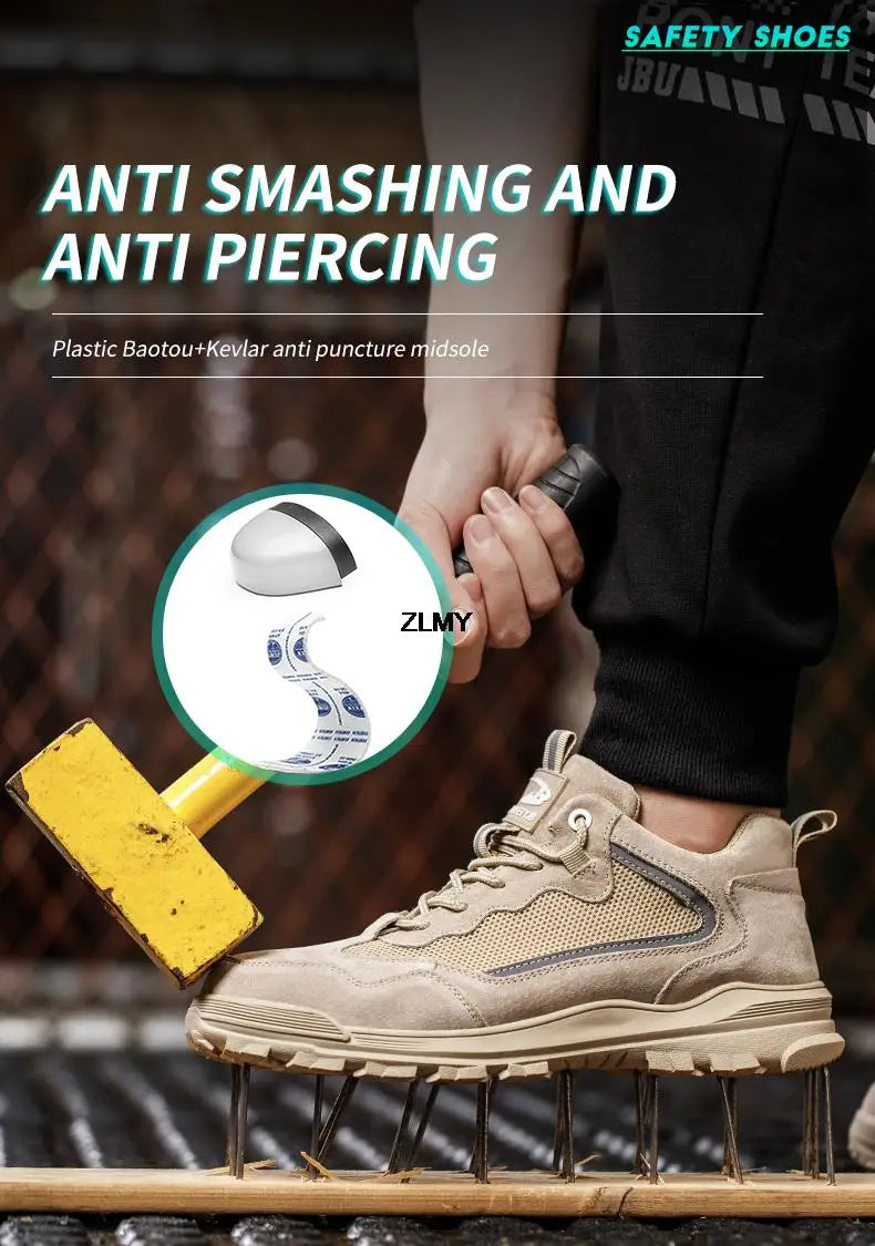 Impact Proof Protective Work Safety Shoe Adventure Footware