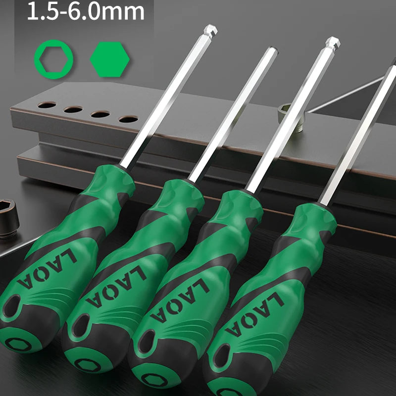LAOA Hex Screwdriver Sets Allen Driver with Magnetic Tip tools