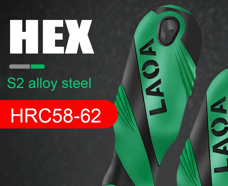 LAOA Hex Screwdriver Sets Allen Driver with Magnetic Tip tools