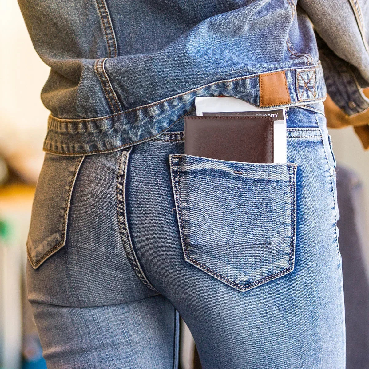Leather Travel Passport Holder Cover Case Multi-card Slot Storage wallet outdoor equipment