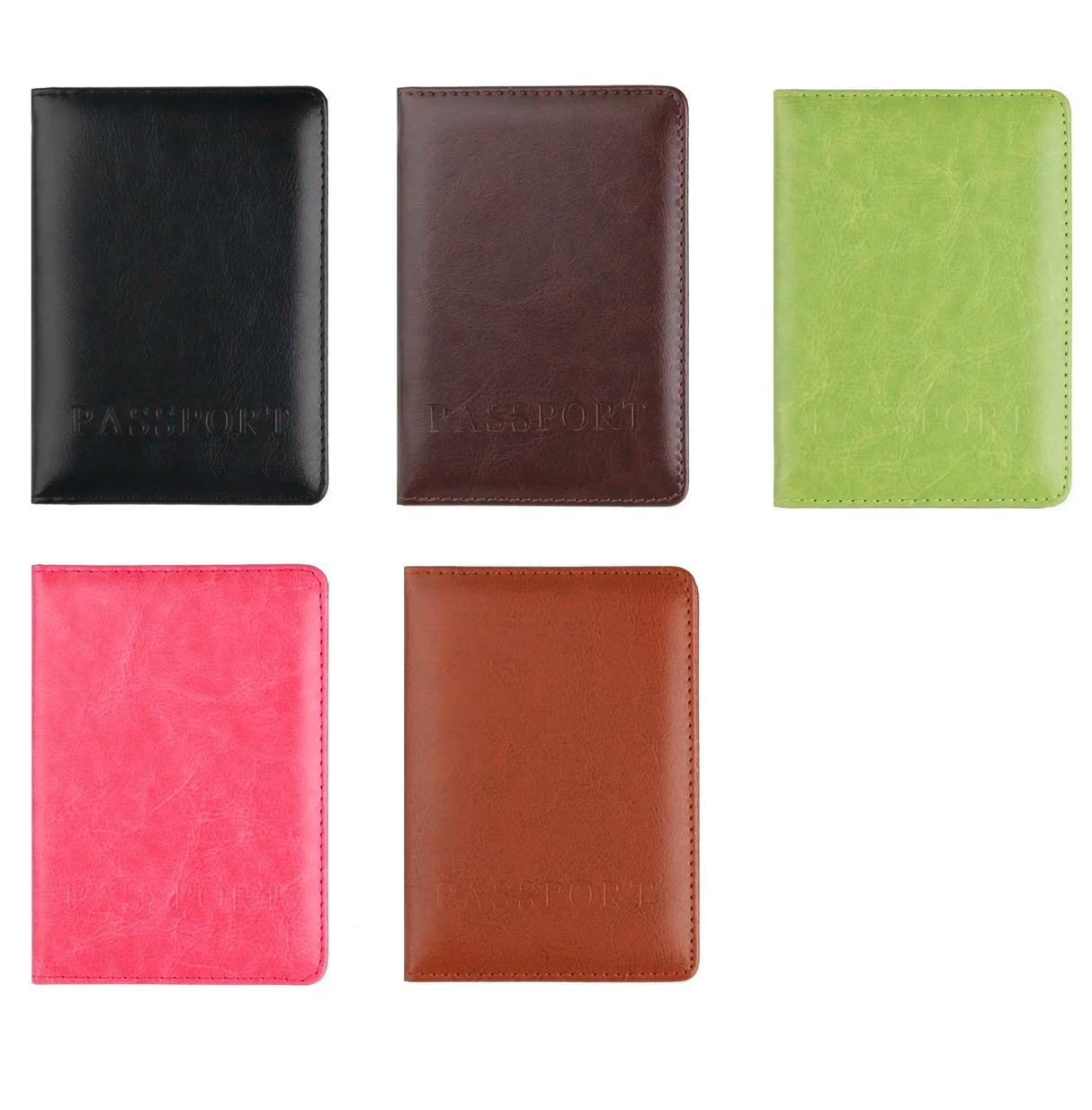 Leather Travel Passport Holder Cover Case Multi-card Slot Storage wallet outdoor equipment