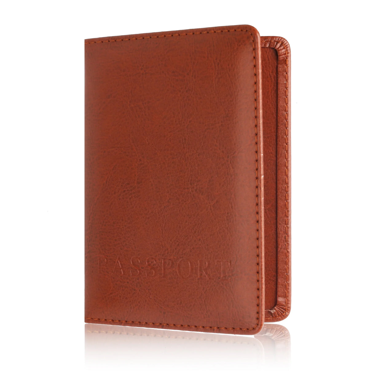 Leather Travel Passport Holder Cover Case Multi-card Slot Storage wallet outdoor equipment