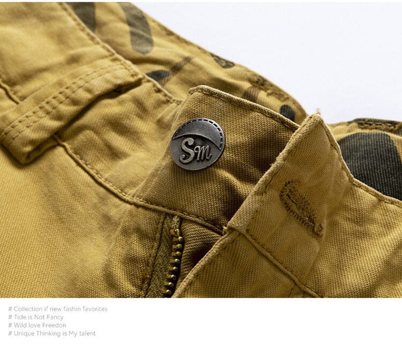 Limited Edition Camouflage Men Cargo Shorts Cargo Pants