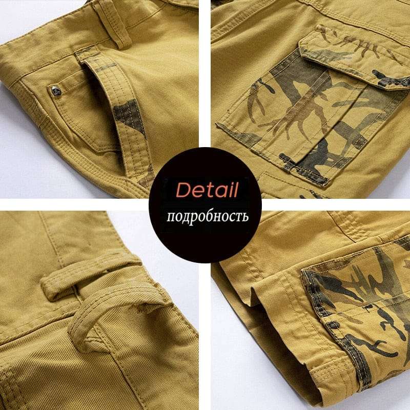 Limited Edition Camouflage Men Cargo Shorts Cargo Pants