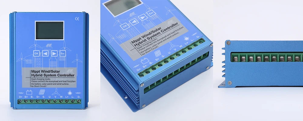 MPPT Hybrid Controller Wind & Solar 1kw 2kw 3kw & Dump Load Resistor Wind & Solar Controllers