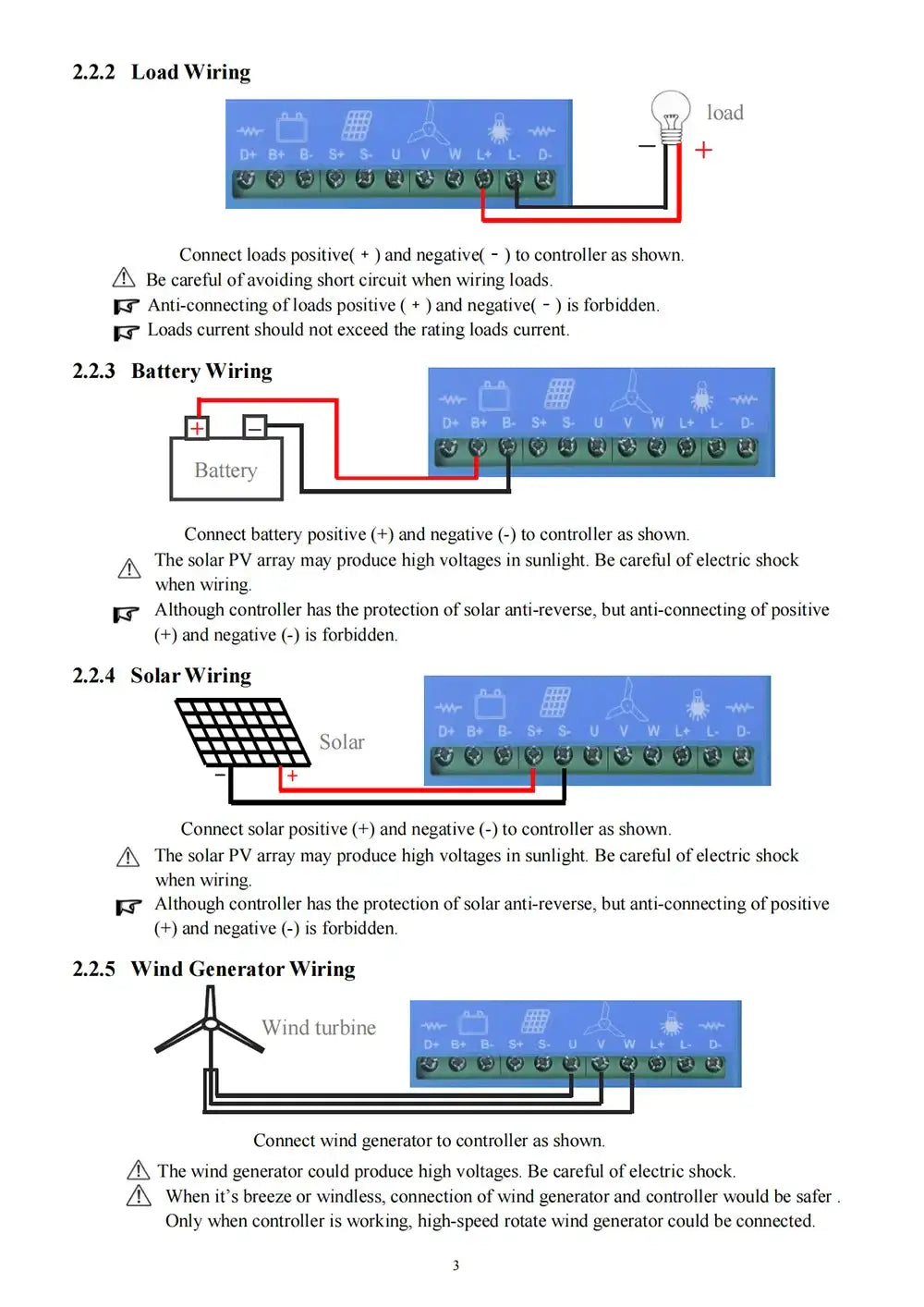 MPPT Hybrid Controller Wind & Solar 1kw 2kw 3kw & Dump Load Resistor Wind & Solar Controllers