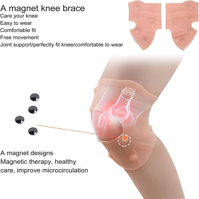 Magnetic Therapy Kneepad Compression & Support Pain Relief Health
