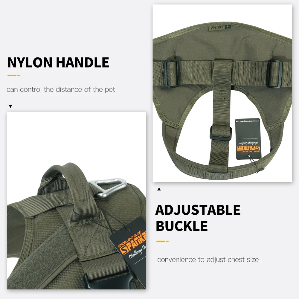 Military-Grade Tactical Dog Harness Dog Stuff