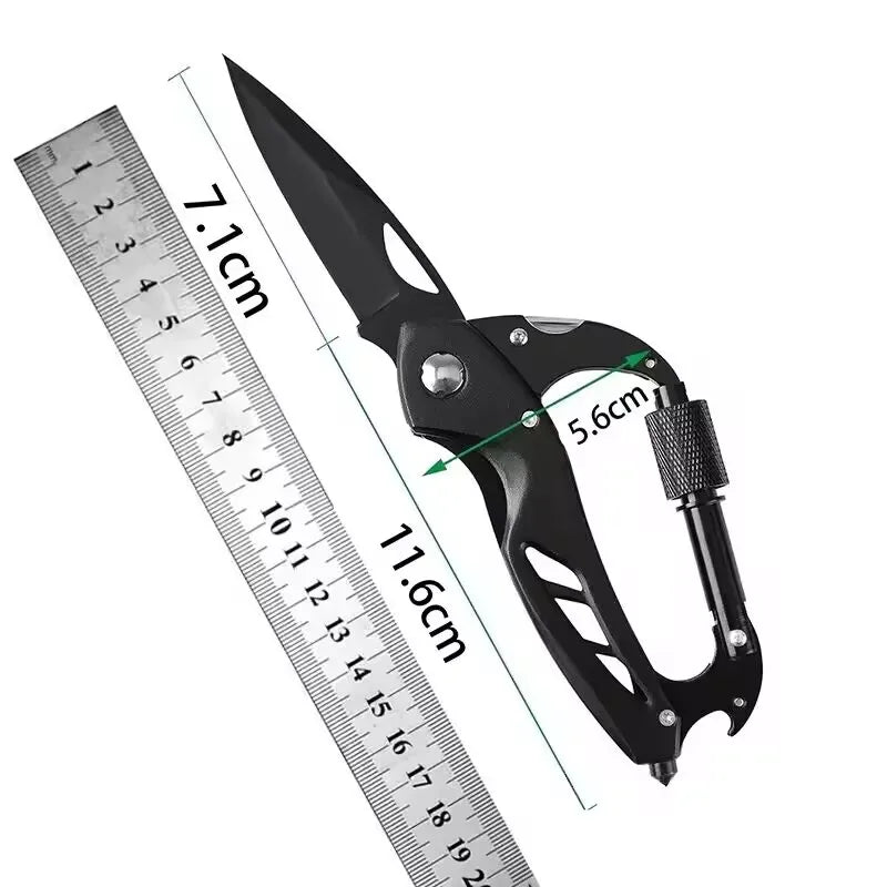 Multi-Tool Carabiner - Camping EDC Clip Multi-tools