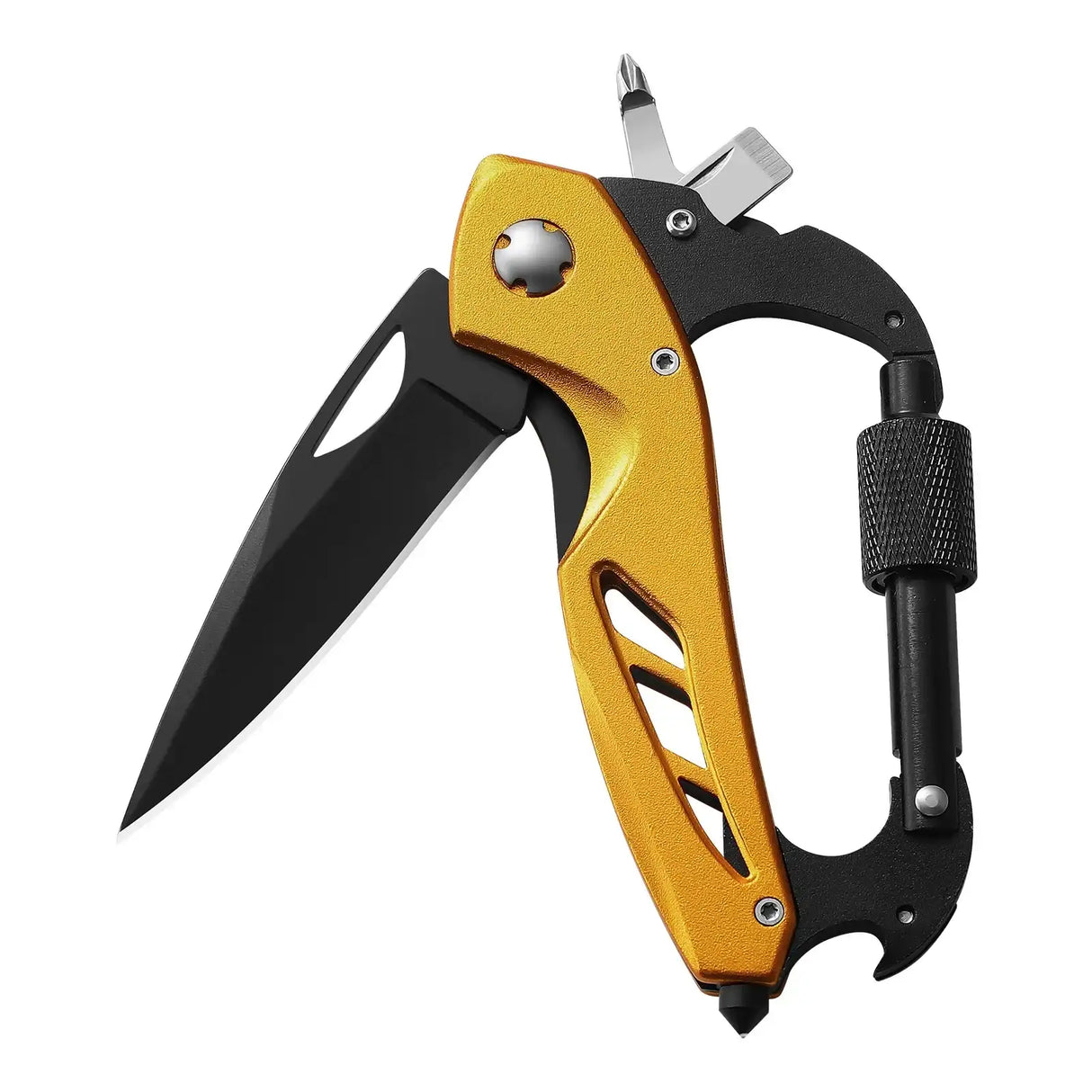 Multi-Tool Carabiner - Camping EDC Clip Multi-tools