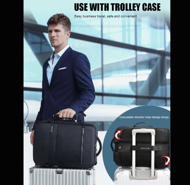Multifunctional Smart Laptop Suitcase Backpack BackPacks