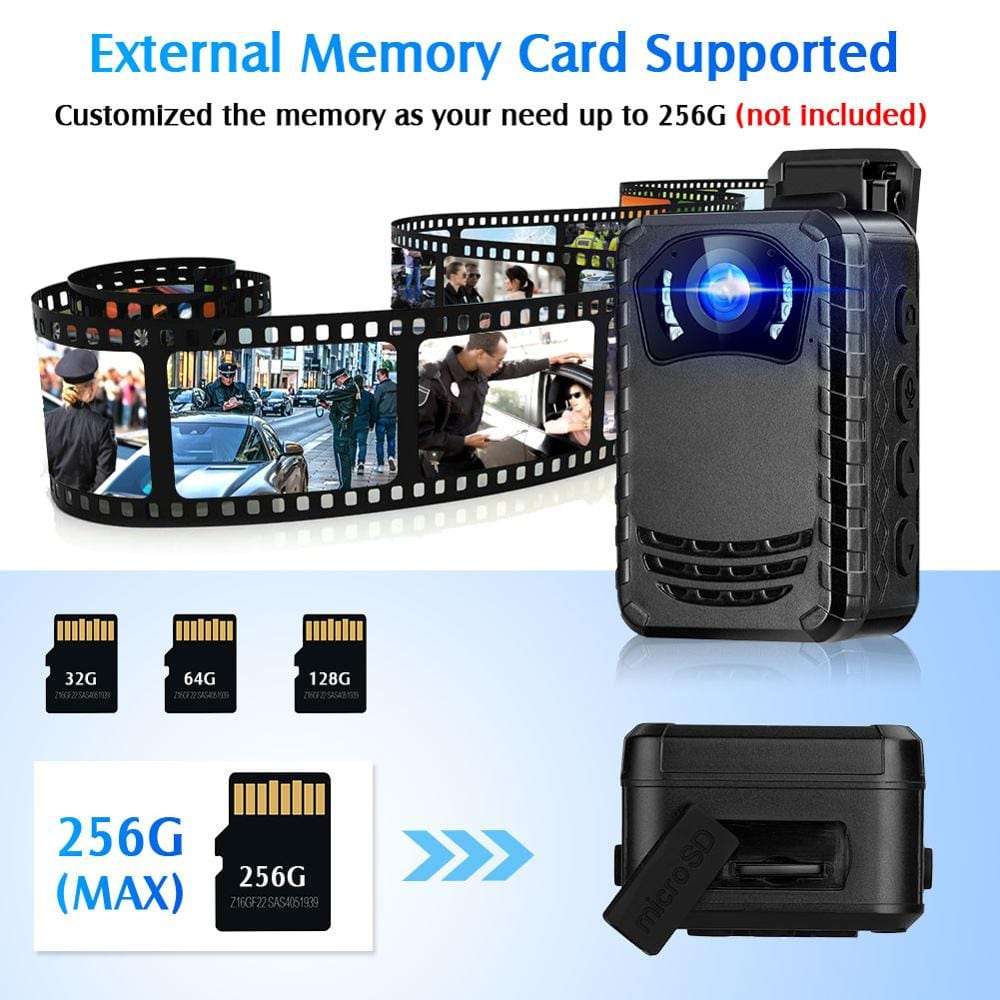 N9 Mini Full HD 1296P Body Mounted Camera Security Cameras