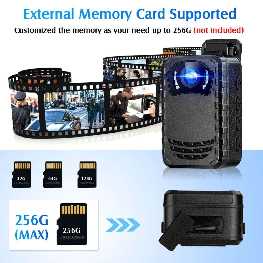 N9 Mini Full HD 1296P Body Mounted Camera Security Cameras