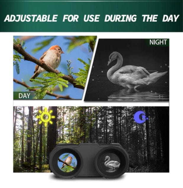 NV8000 Night Vision Google Binoculars Head mountable Infrared Optics