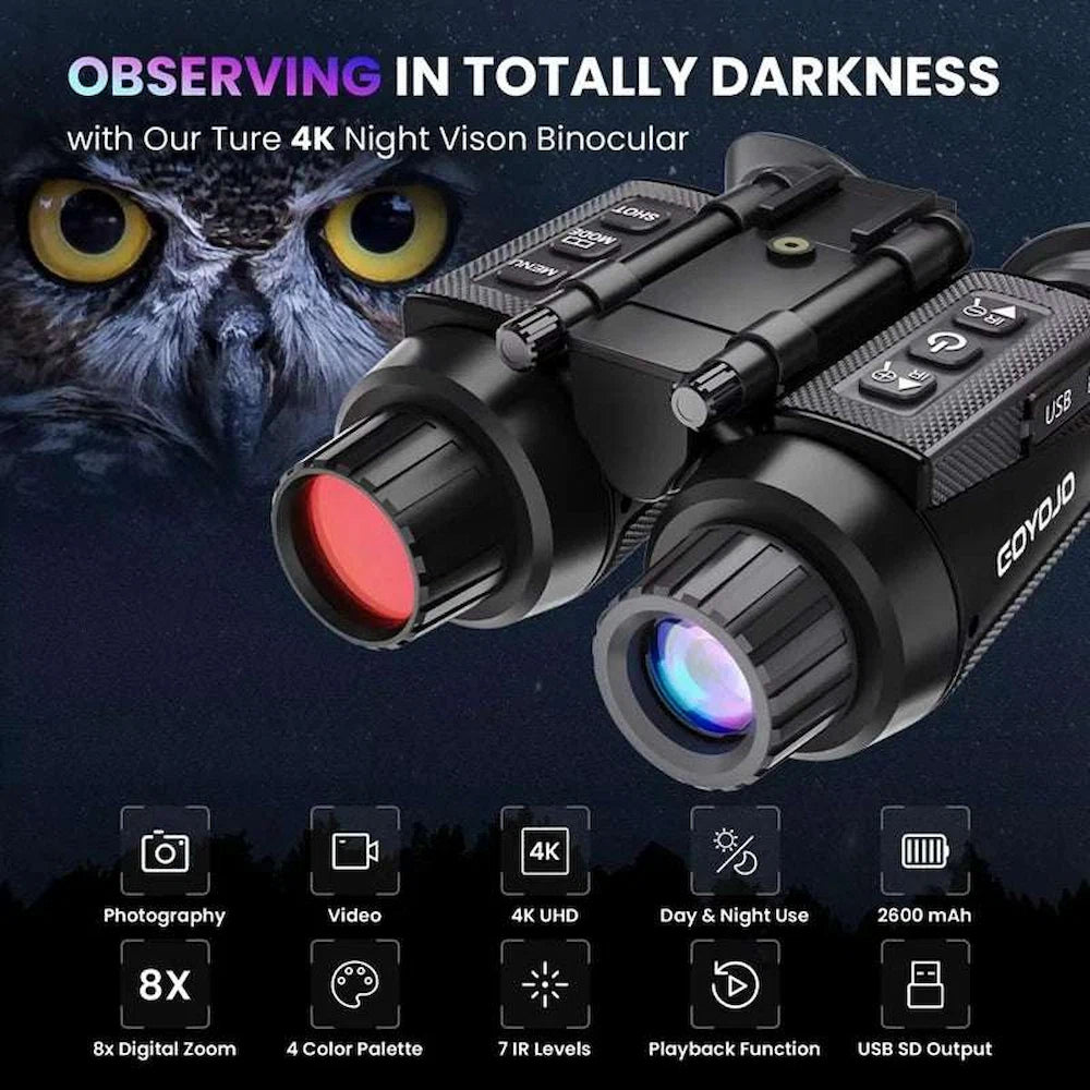 NV8300 Head-mounted 4K Night Vision Goggles Night Vision