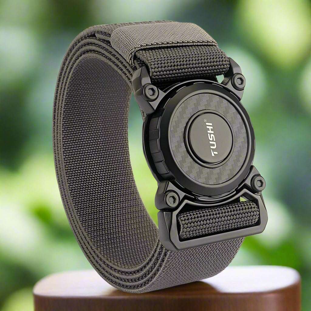 New Rotary Quick Release Metal Buckle Belts tacticle clothing