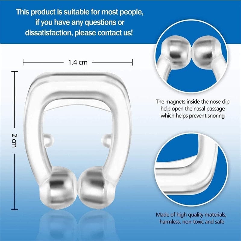 Night time Breathing Aid Sleep Comfort Nose Clips Health