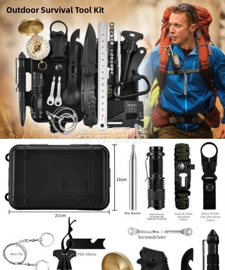 Outdoor First Aid & Tool Kits Set survival