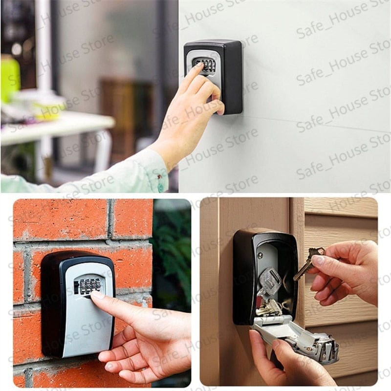Outdoor Key Safe & Lock Box. Medium & Large key safe