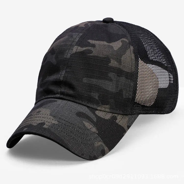 Outdoors light & thin Camo vented Caps tactical caps