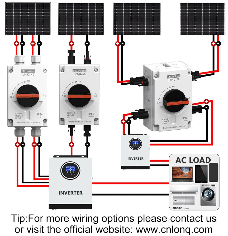 PV Solar Photovaltaic Disconnect Switch Isolator electrical supplys