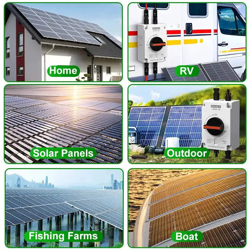 PV Solar Photovaltaic Disconnect Switch Isolator electrical supplys