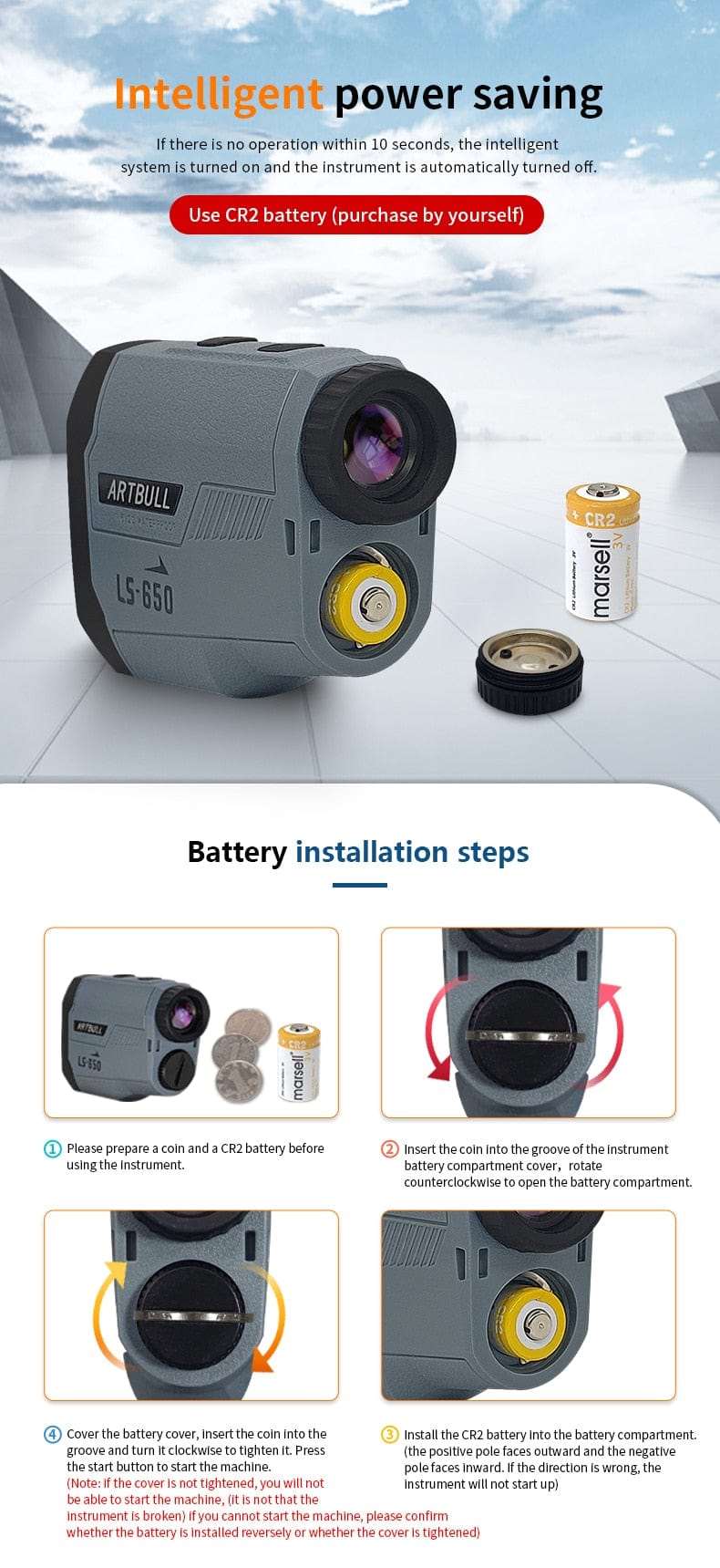 Precision Laser Rangefinder 1000m Optics