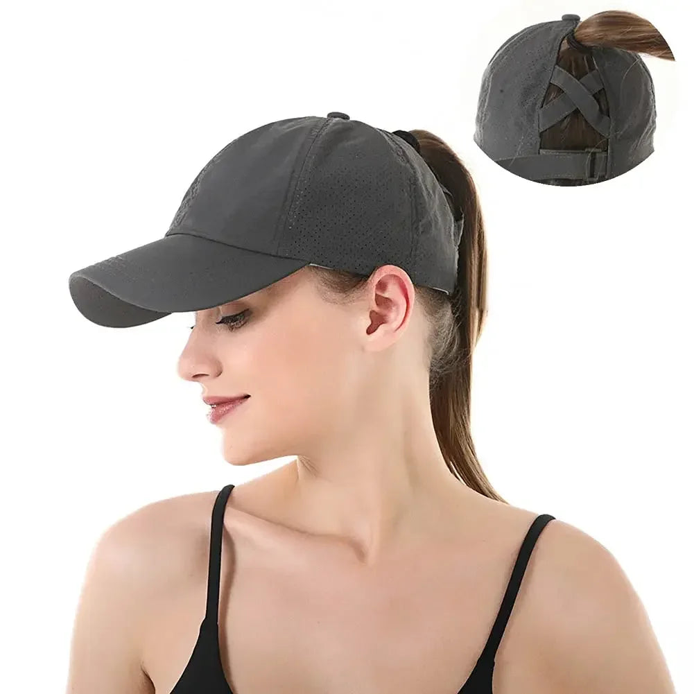 Quick Dry Ponytail Baseball Caps Hats