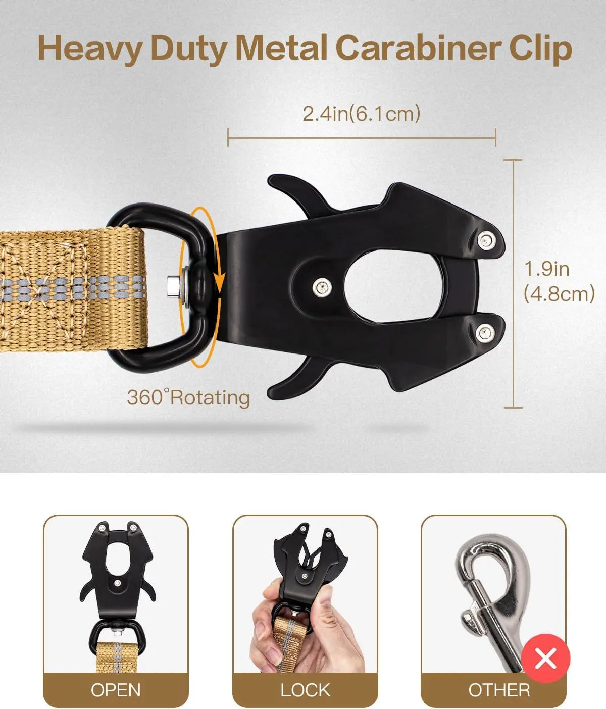 Reflective Shock Absorbing Dog Leash Seatbelt Buckle Dog Stuff