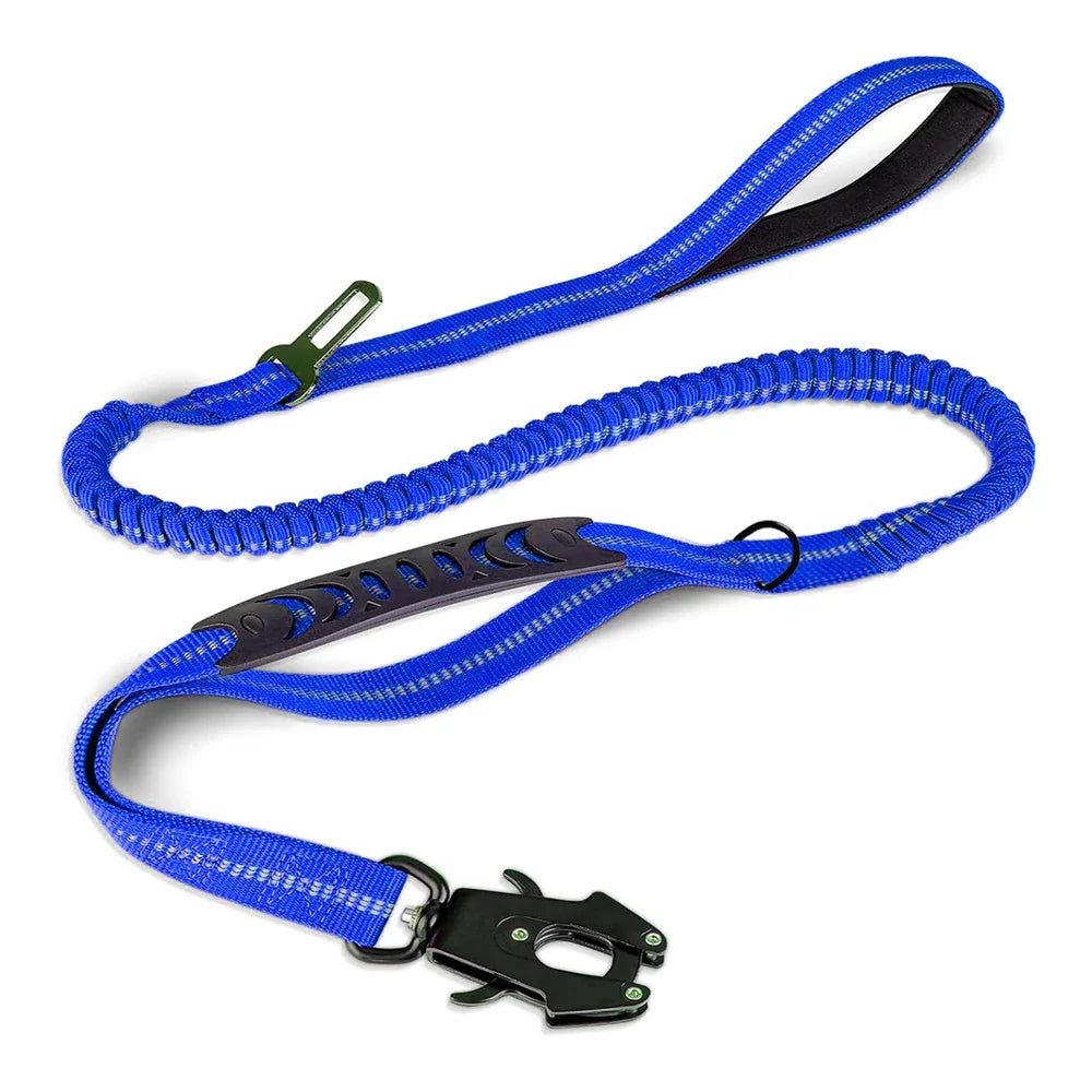 Reflective Shock Absorbing Dog Leash Seatbelt Buckle Dog Stuff