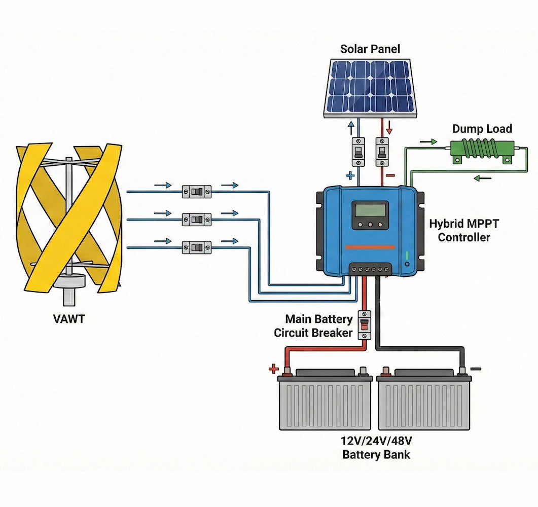 ST-3000 & ST-5000 Flower/Tulip Wind Turbines Wind Power Vertical