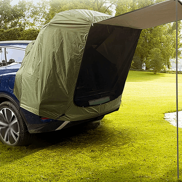 SUV 4x4 Canopy Rear Extension Tent Sun Rain-Proof Car Rear Tent Camping Equipment