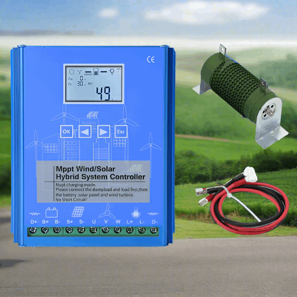 SX Series 5Kw & 10Kw Wind Turbine Hybrid with MPPT with Wi-Fi Controller Wind Power Vertical